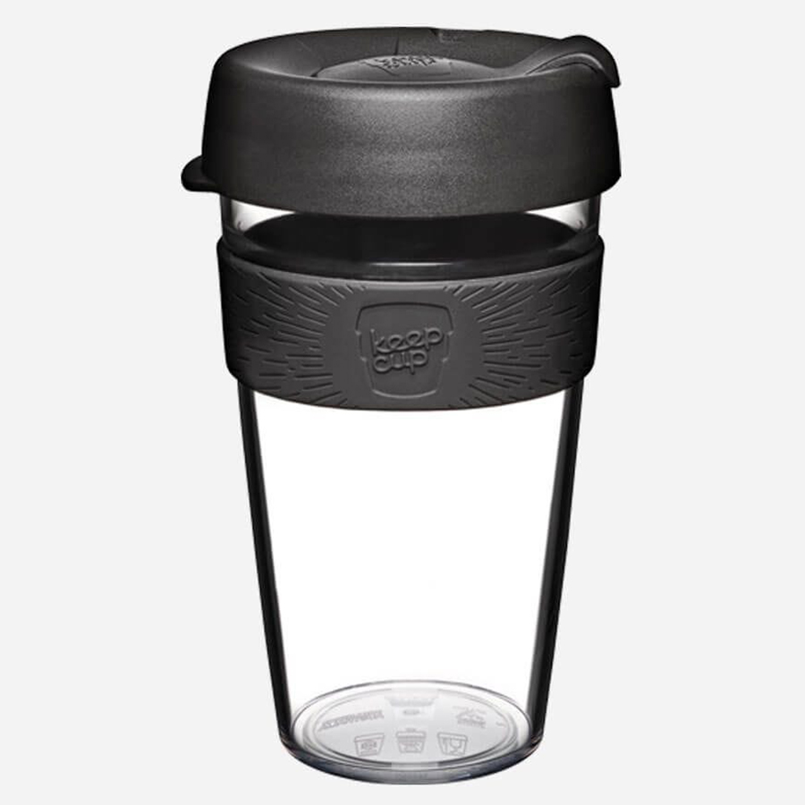 Кружка Original Cup Clear Origin 454, 454 мл, 8 см, 15 см, Силикон, Пластик, KeepCup, Австралия