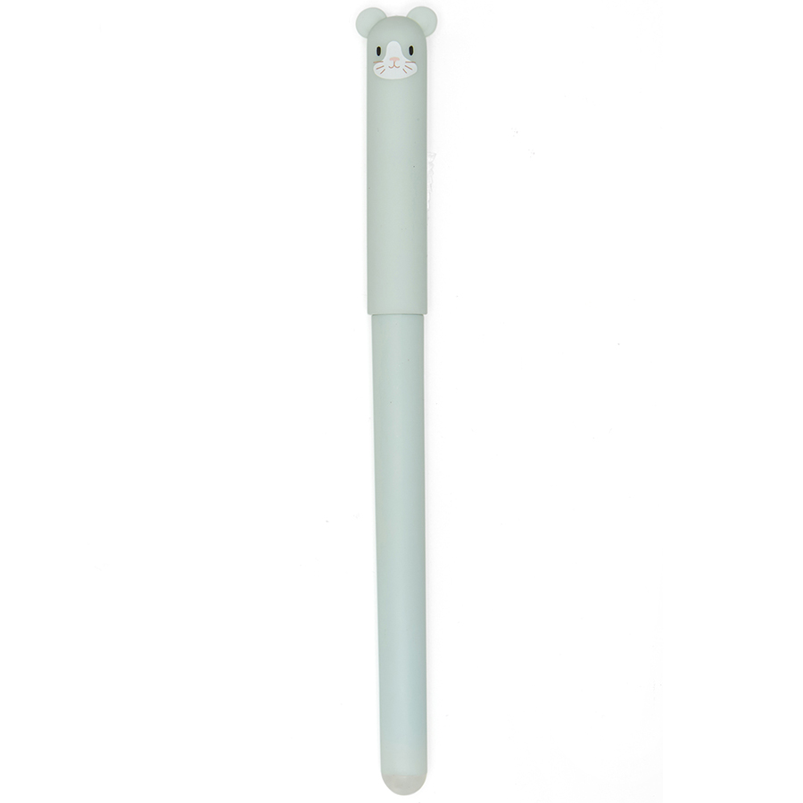 Ручка стираемая Animal Mouse, 15 см, Резина, Kikkerland, США