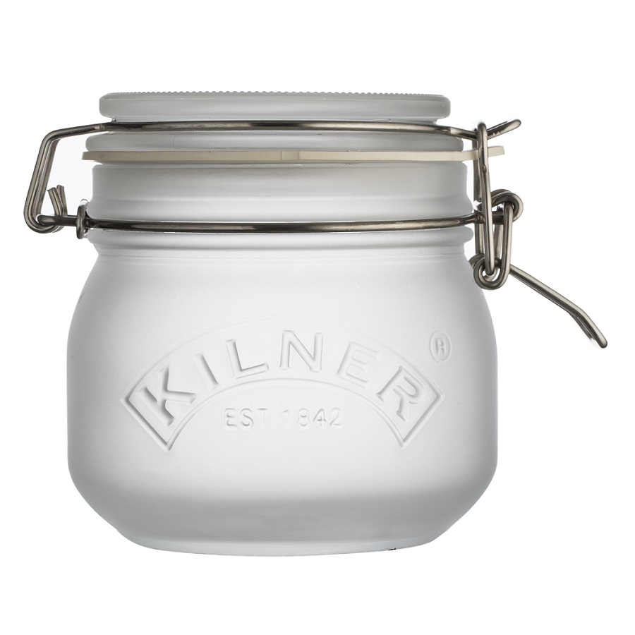    Clip top Frosted White, 0.5 , 12 , 11 , 500 , , Kilner, 