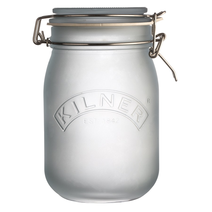    Clip top Frosted Blue, 1 , 18 , 13 , 1 , , Kilner, 