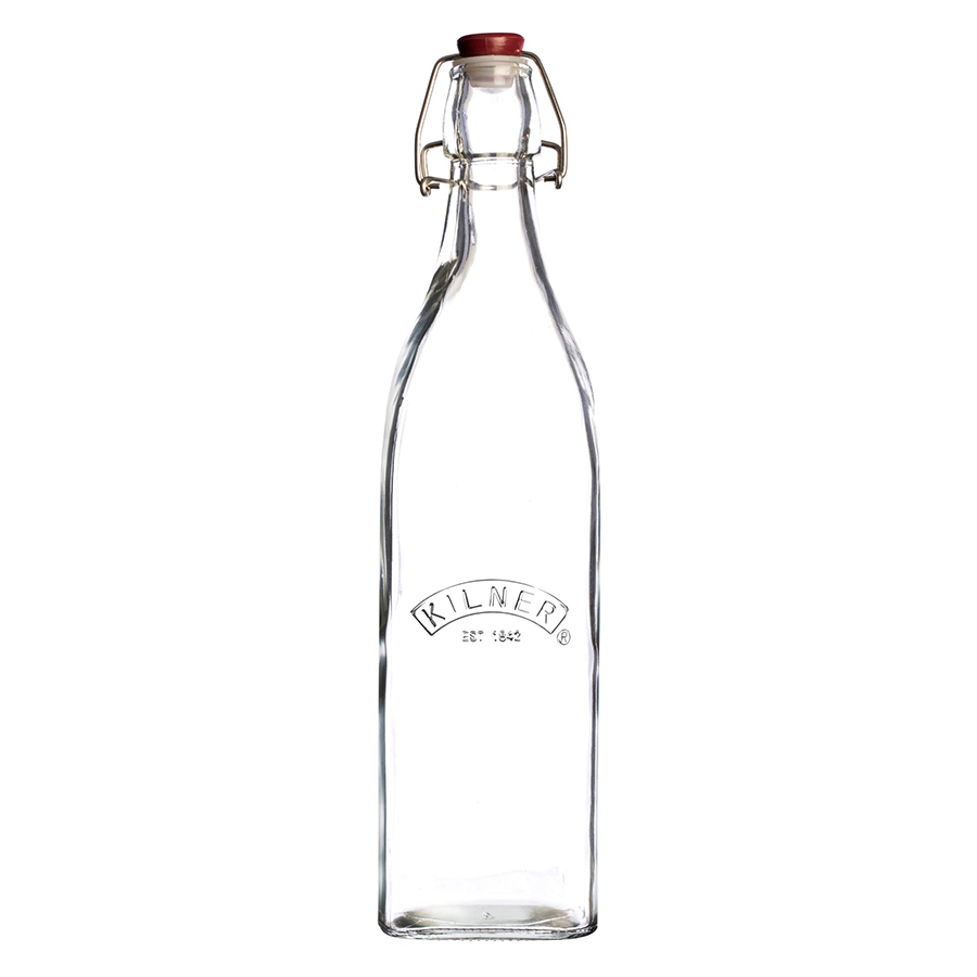Бутылка для напитков Clip top, 1 л., 1 л, 32 см, 7 см, Стекло, Kilner, Великобритания