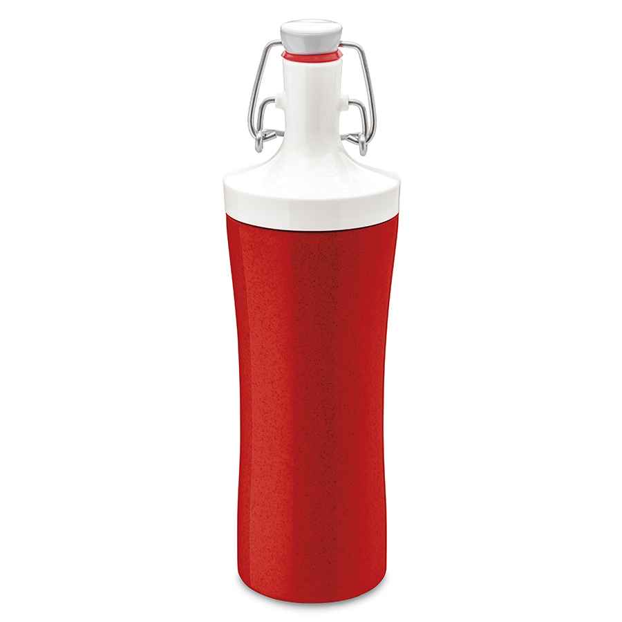 Бутылка для воды Plopp To Go Organic red, 425 мл, 7 см, 25 см, Пластик, Koziol, Германия, Organic