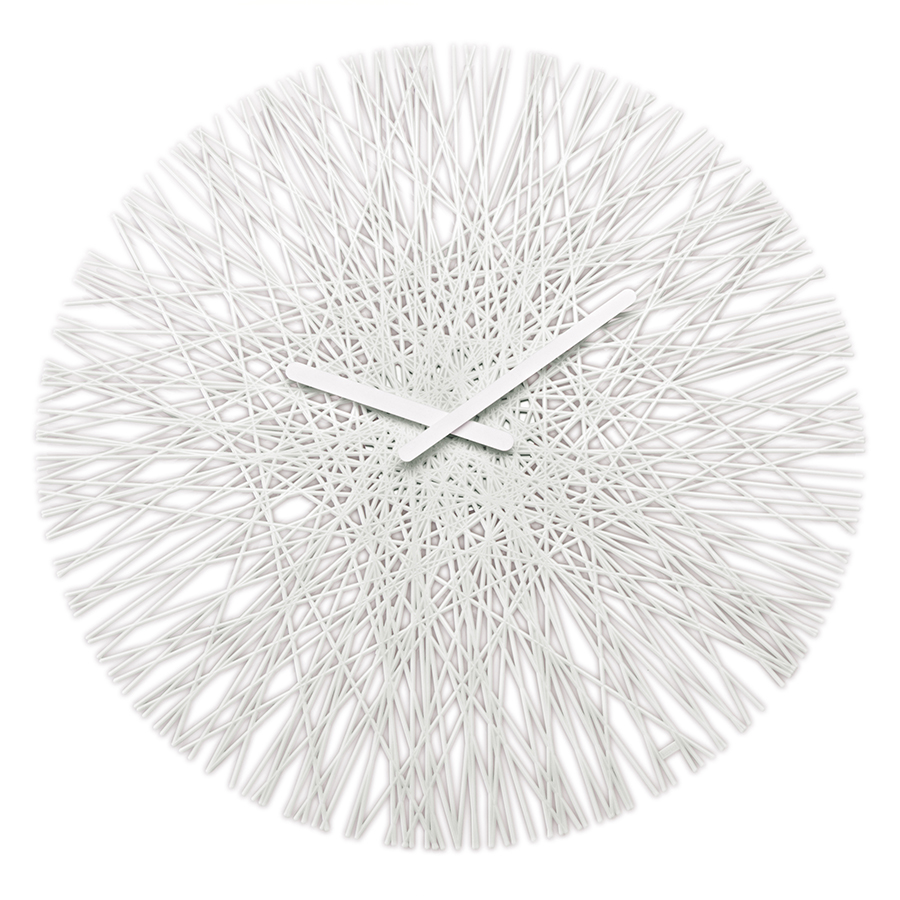 Часы настенные Silk White, 45 см, Пластик, Koziol, Германия