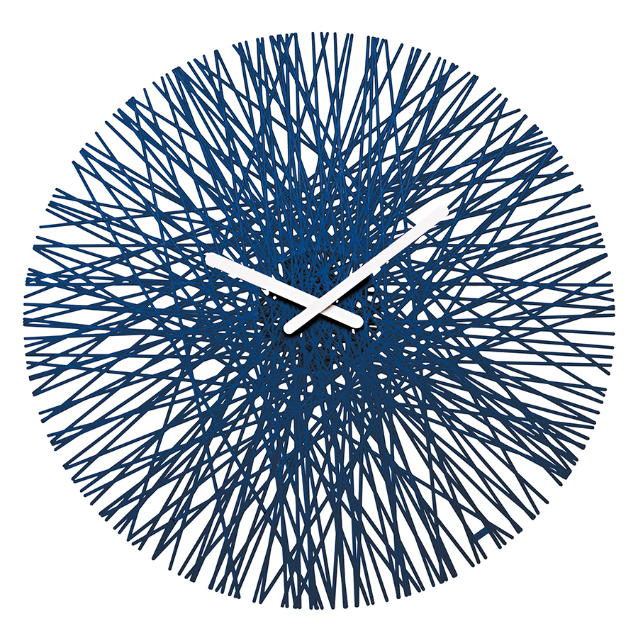 Часы настенные Silk Blue, 45 см, Пластик, Koziol, Германия