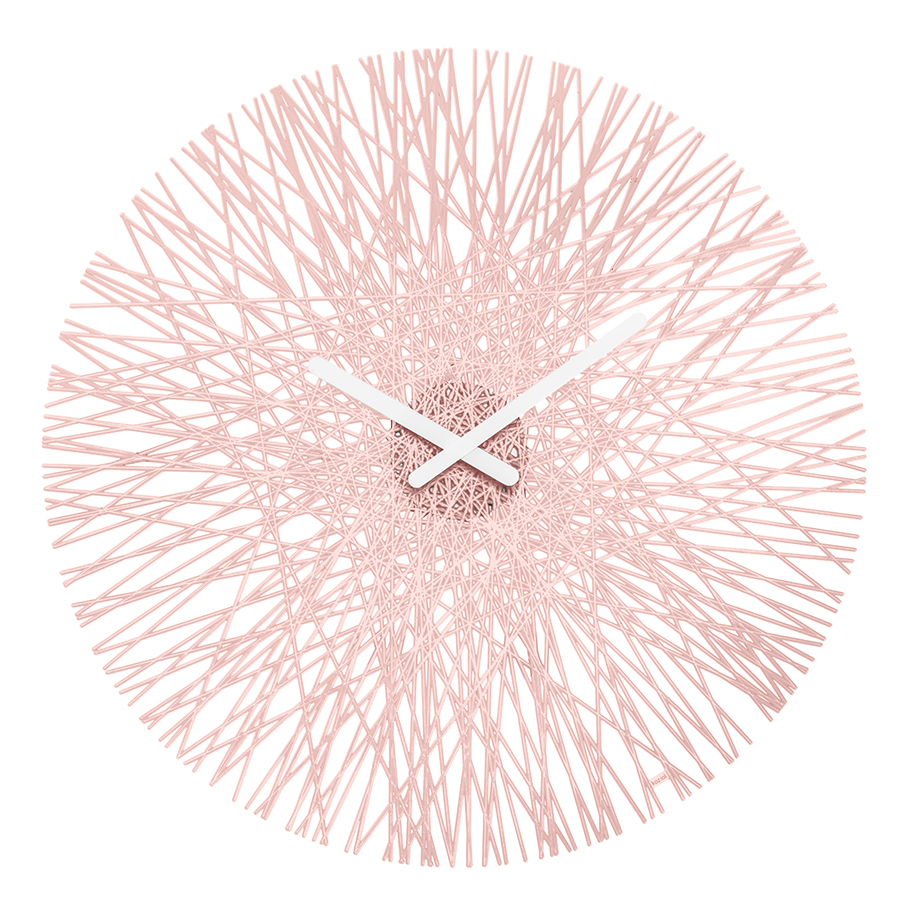 Часы настенные Silk pink, 45 см, Пластик, Koziol, Германия
