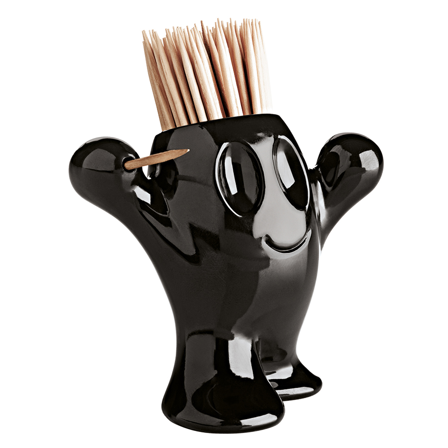 Держатель для зубочисток Pic-nix black, 8х6 см, 10 см, Пластик, Koziol, Германия