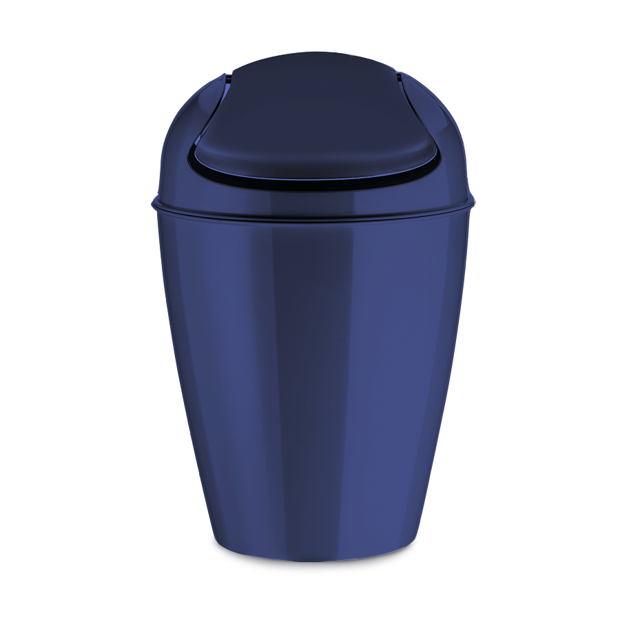 Контейнер для мусора Del S Blue, 21,5 см, 37 см, Пластик, Koziol, Германия