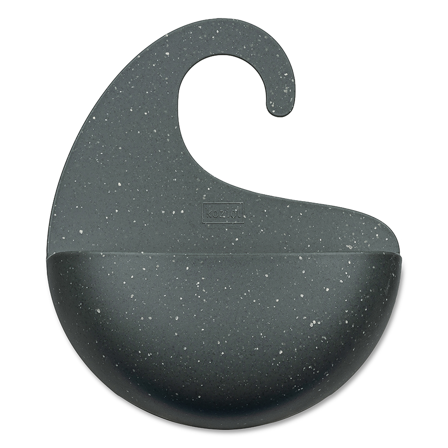 Органайзер для ванной Surf Organic XS dark gray, 15х5 см, 18 см, Пластик, Koziol, Германия, Organic