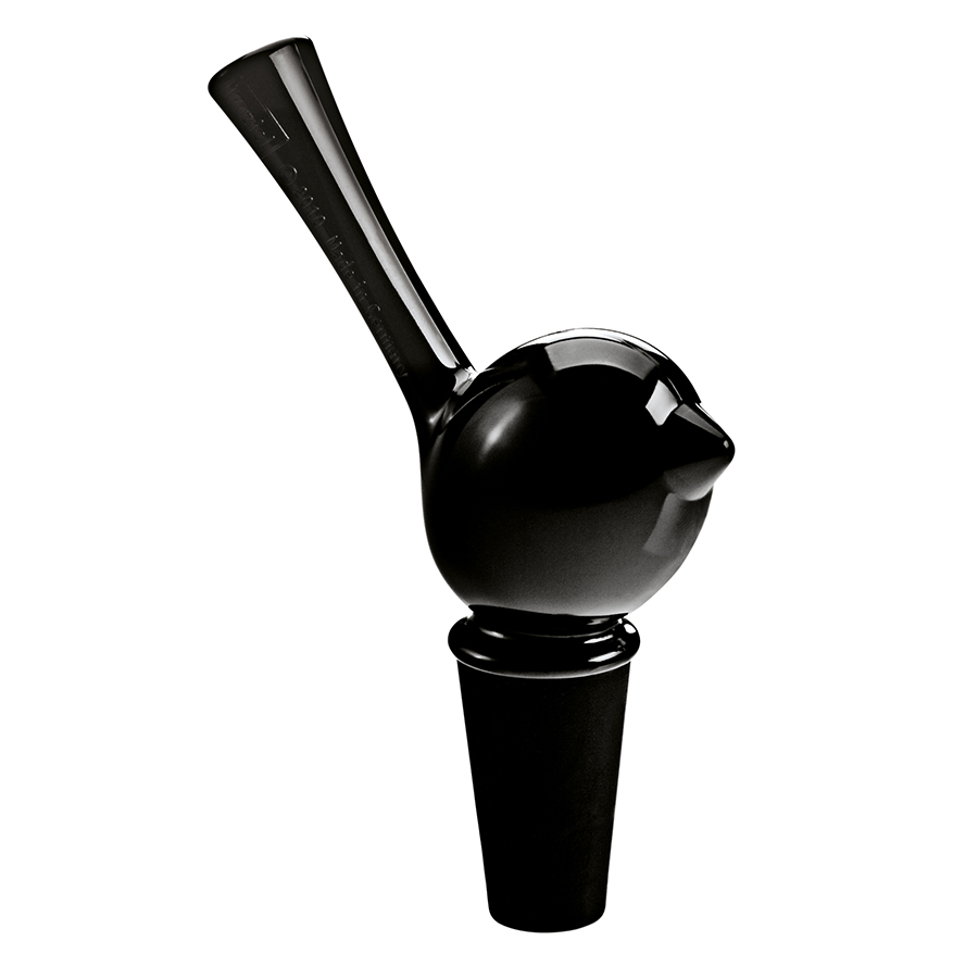 Пробка для бутылки Pip Black, 11 см, 3 см, Пластик, Koziol, Германия
