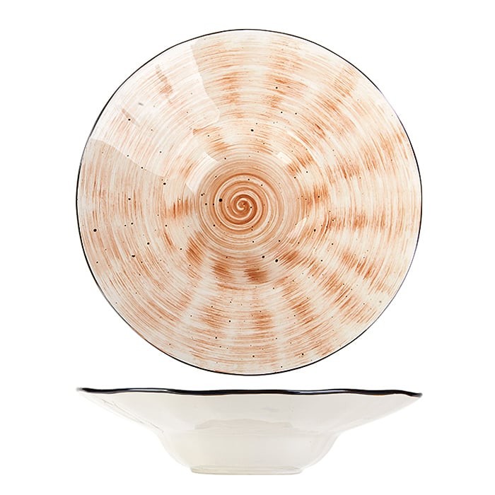 Тарелка для пасты Pastoral Shrimp, 29 см, Фарфор, KunstWerk, Китай