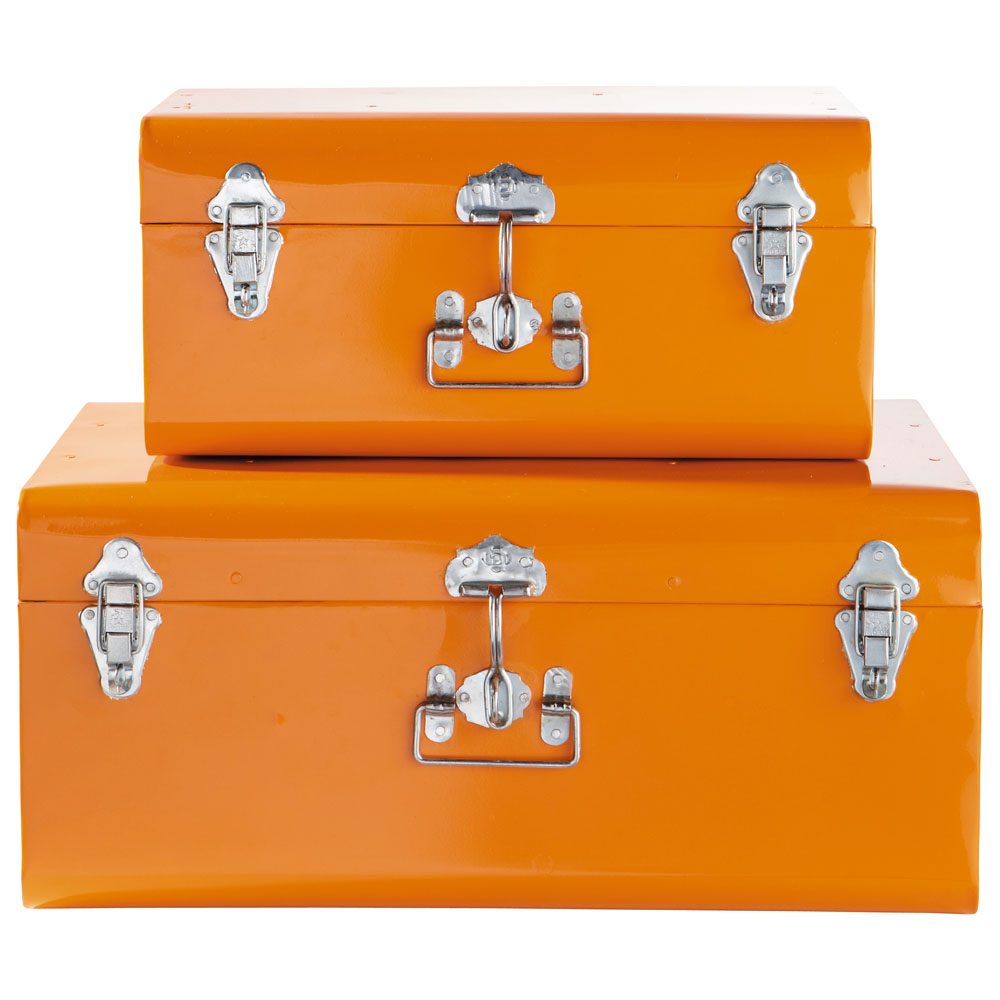 Набор чемоданов Orange, 56x35 см, 25 см, Металл, Le Maison Набор чемоданов Orange, 56x35 см, 25 см, Металл, Le Maison