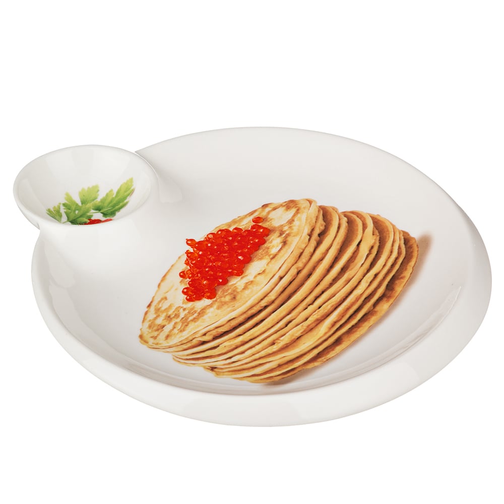 Блюдо для блинов Pancakes, 20 см, Фарфор, Lefard, Китай