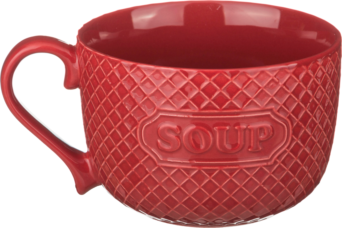 Бульонная чаша Soup, 12x8 см, 600 мл, Керамика, Lefard, Китай