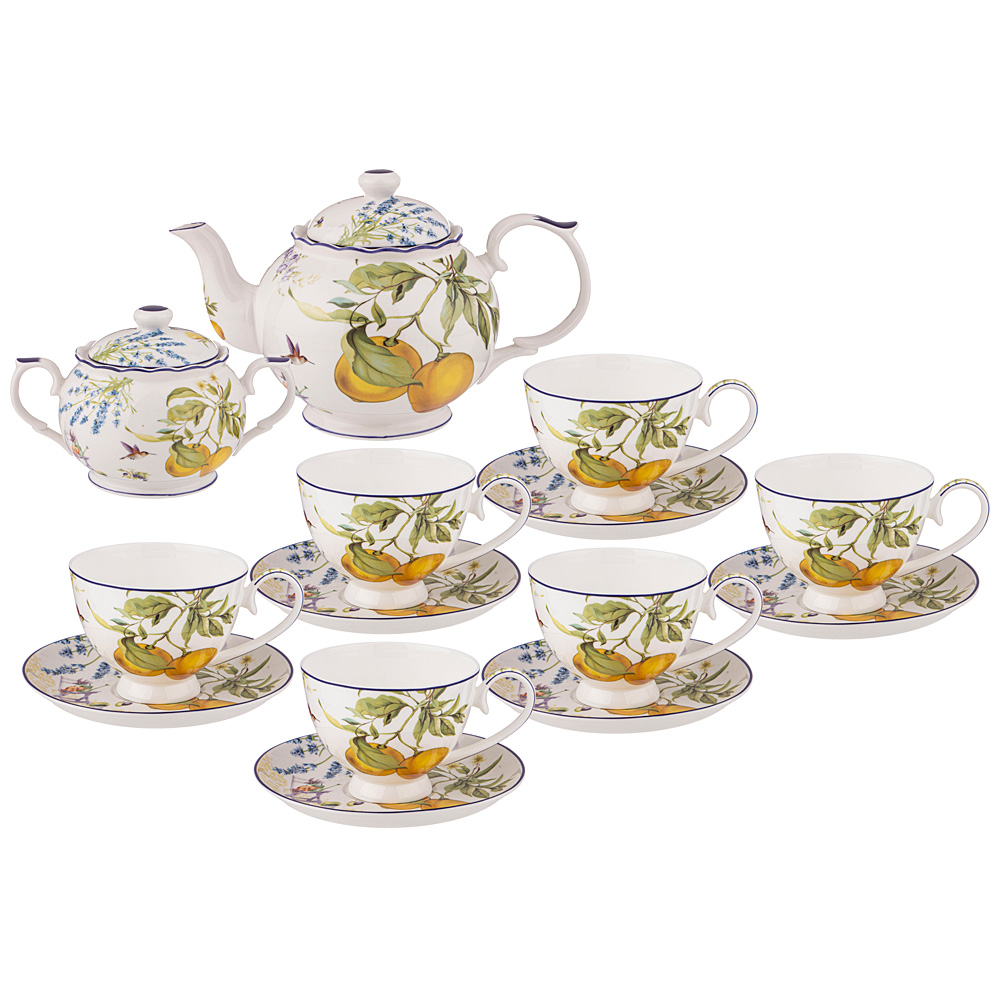   Provence porcelain Lemons, 14 ., 1 , 15 , 6 , , Lefard, 