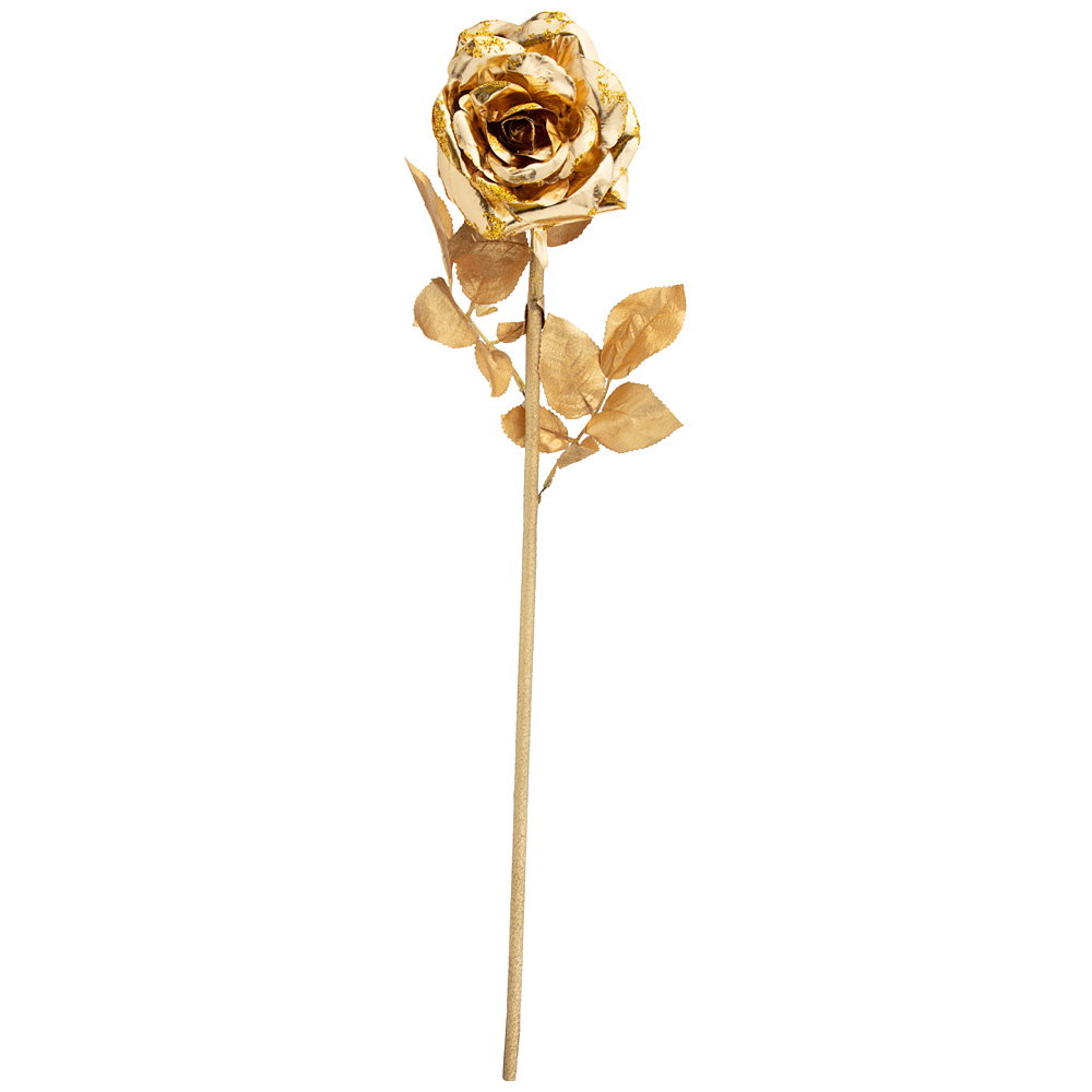 Декоративный цветок Роза, 67 см, Пластик, Lefard, Китай
