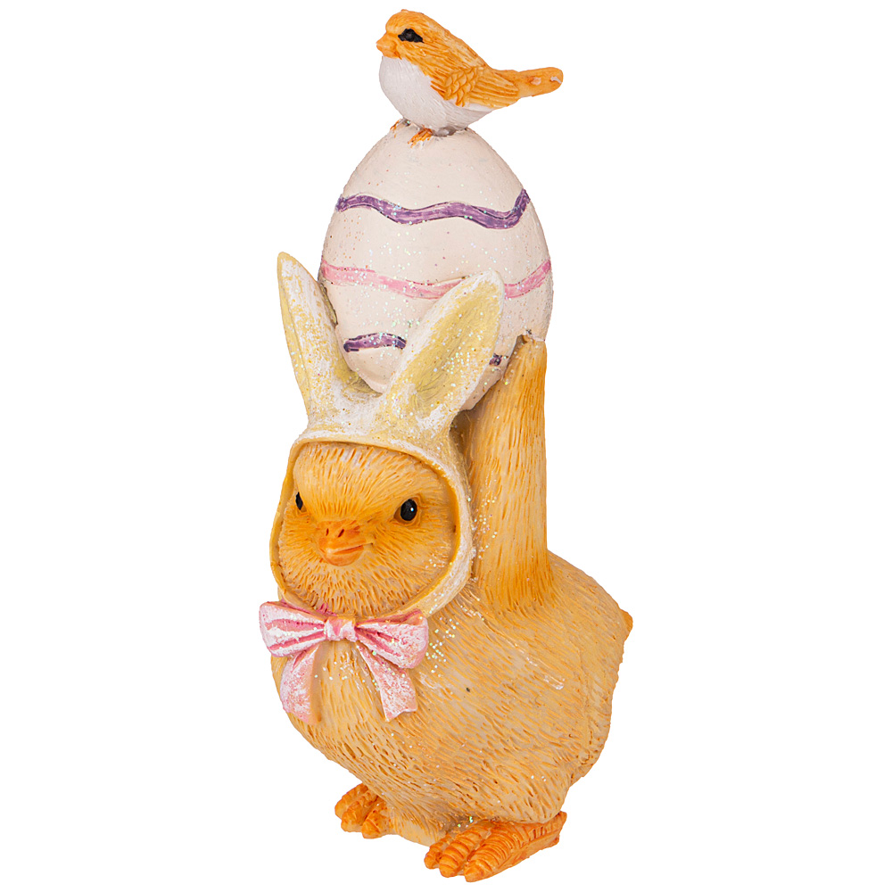 Фигурка Easter Chickling with Yellow Ears, 6x3 см, 10,5 см, Полирезин, Lefard, Китай, Easter