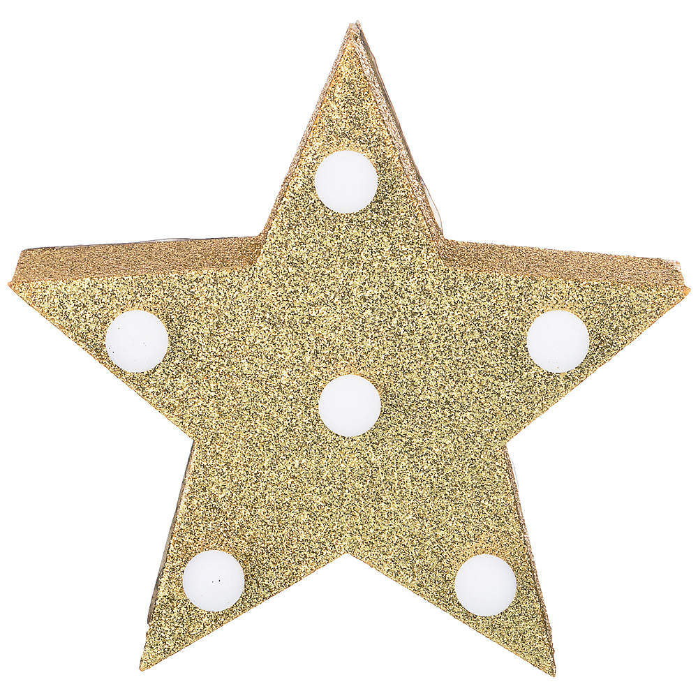 Фигурка с LED-подсветкой Star Gold, 16 см, МДФ, Lefard, Китай