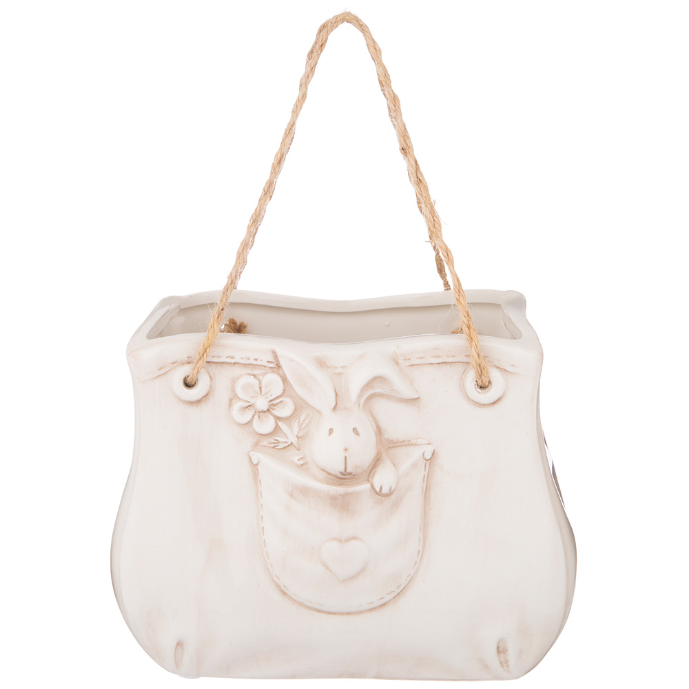  Rabbit Pocket Bag beige 1713, 1713 , 13 ,  , Lefard, 