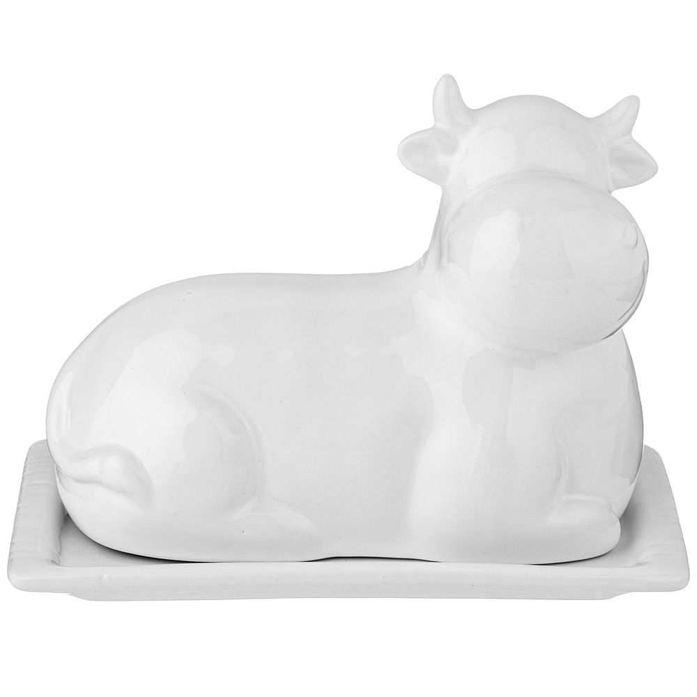 Масленка Cow, 17х9 см, 13 см, Керамика, Lefard, Китай