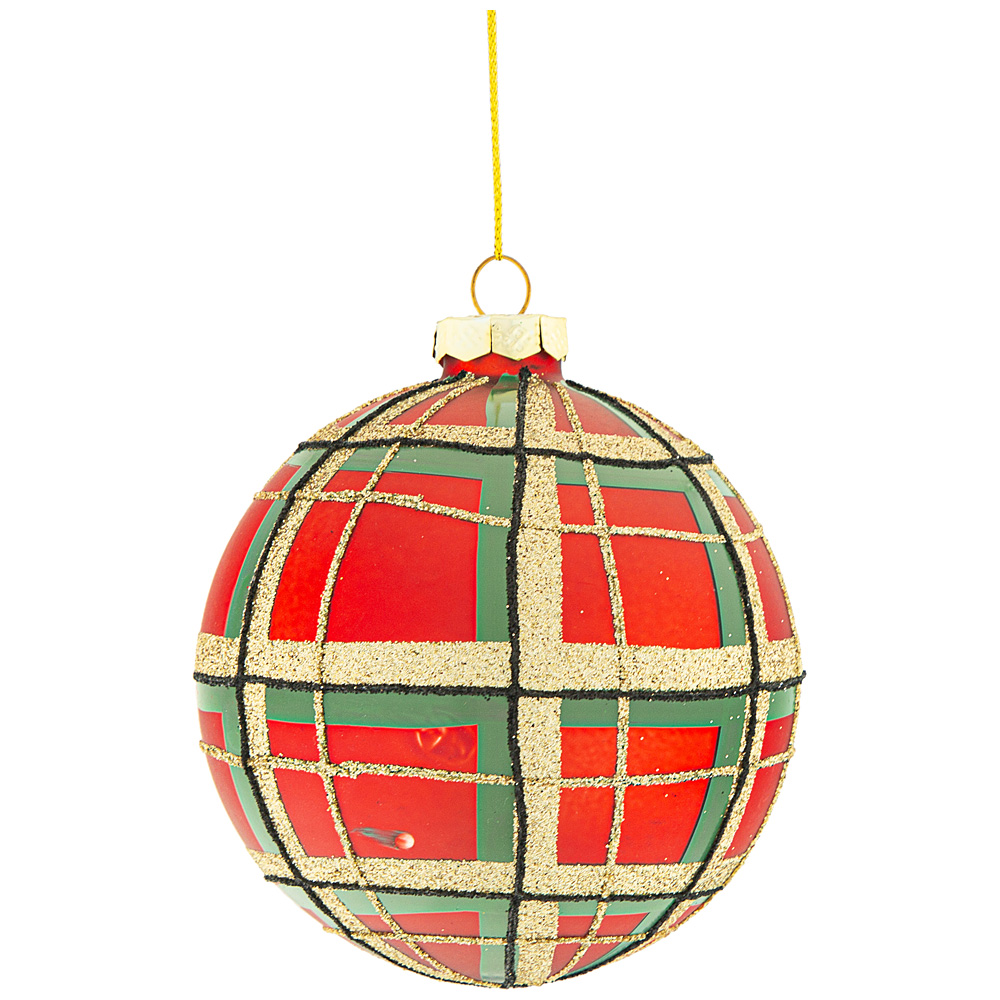 Набор новогодних шаров Торжество, 6 шт., 10 см, Стекло, Lefard, Китай