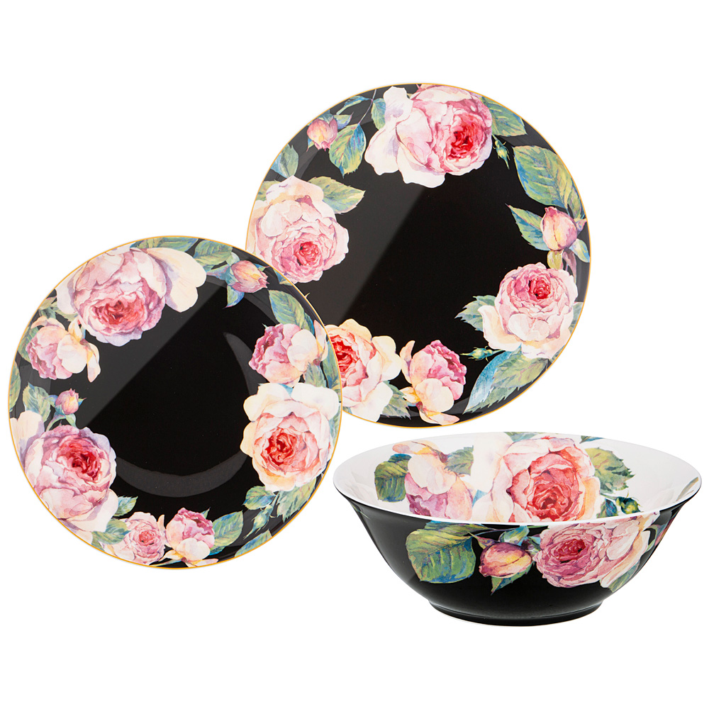    Vintage Flower Black, 3 ., , Lefard, 