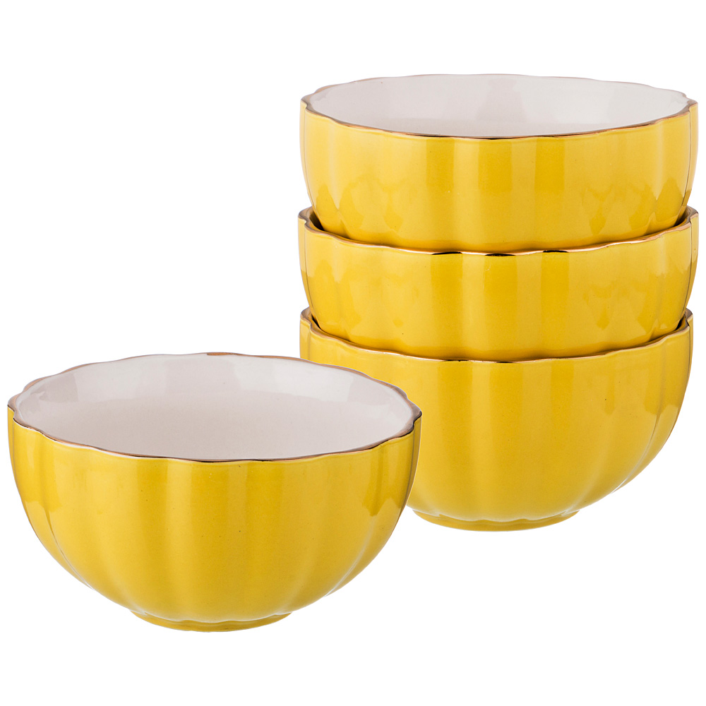   Porcelain petals yellow, 4 ., 15  , 8 , Lefard, 