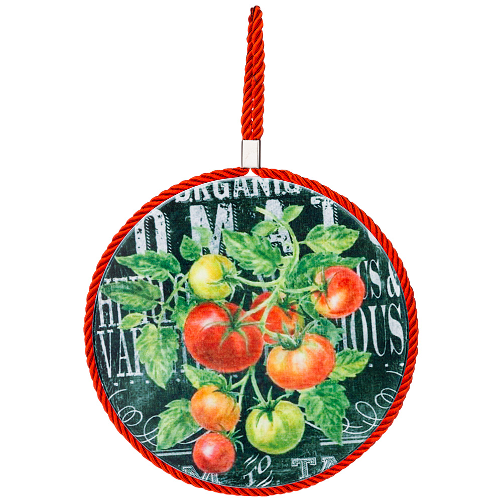 Подставка под горячее Vegetables Tomatoes rope, 17 см, Керамика, Lefard, Китай