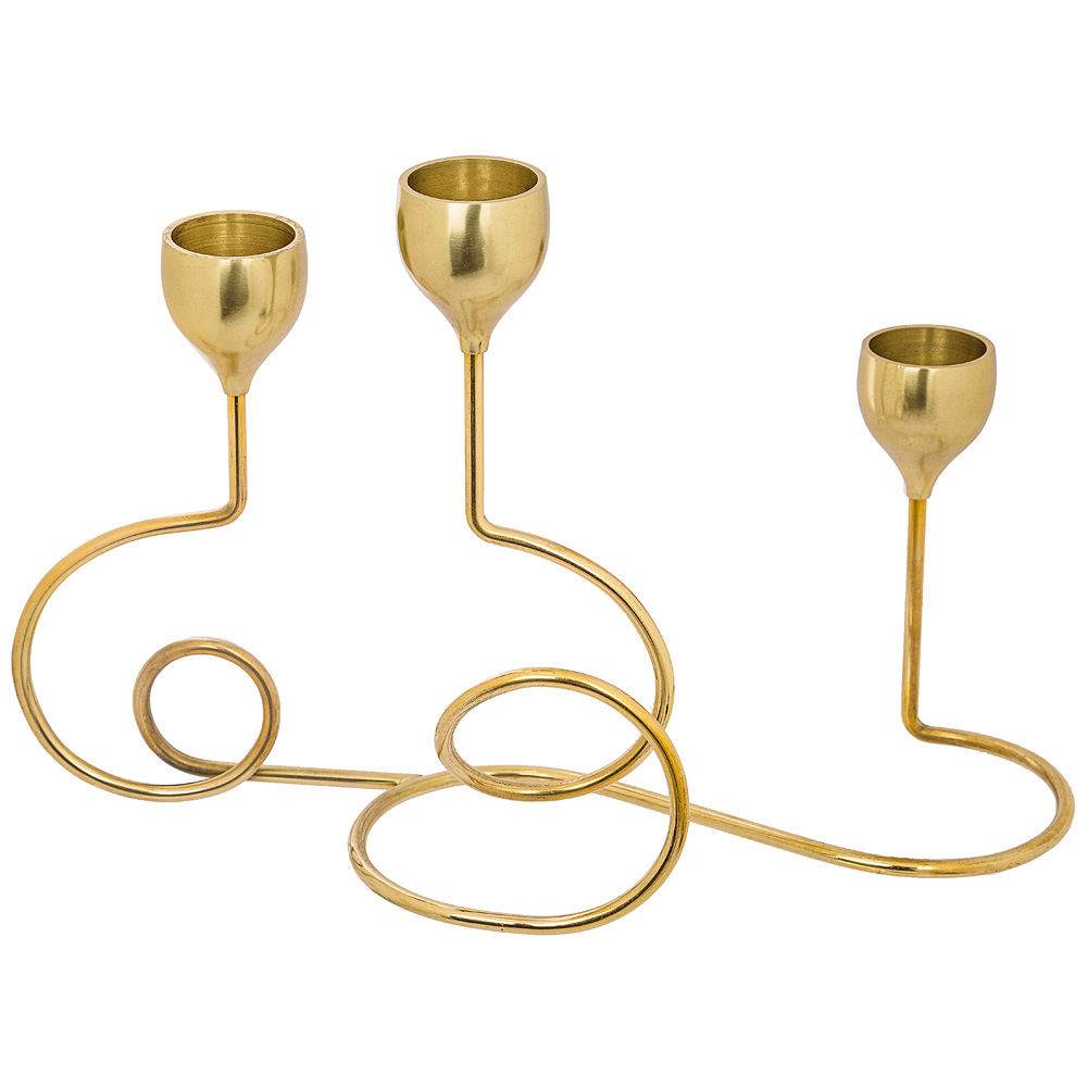   3  Swirls Brass Gold, 3515 , 22 , , Lefard, 