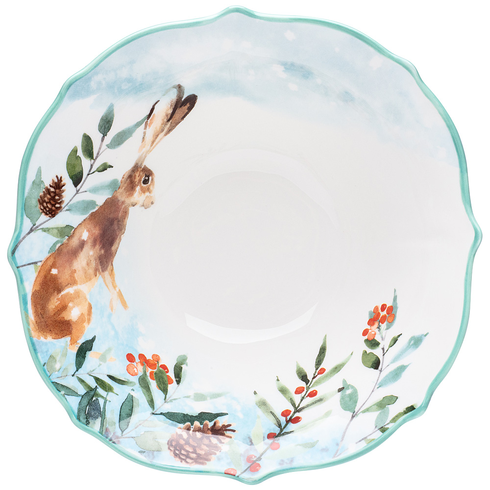 Салатник Forest fairytale Hare green