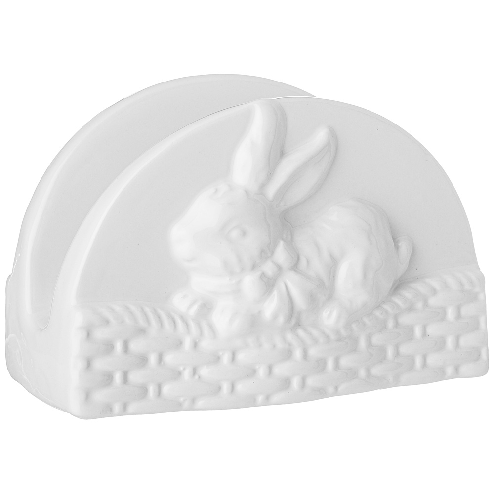 Салфетница Rabbit Primavera, 5,5х11,5 см, 7,5 см, Керамика, Lefard, Китай, Nuova Primavera