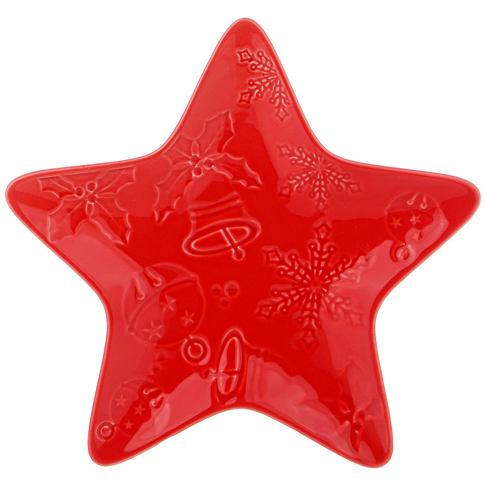   Celebration star red