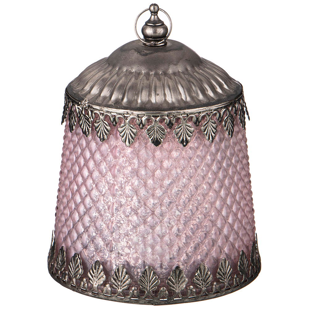 Светильник с LED-подсветкой Pink Bronze 12, 12 см, 15 см, Металл, Стекло, Lefard, Китай