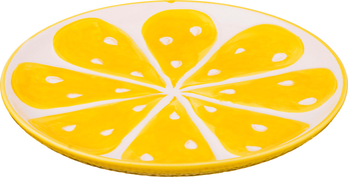 Тарелка Lemon s, 22 см, Керамика, Lefard, Китай