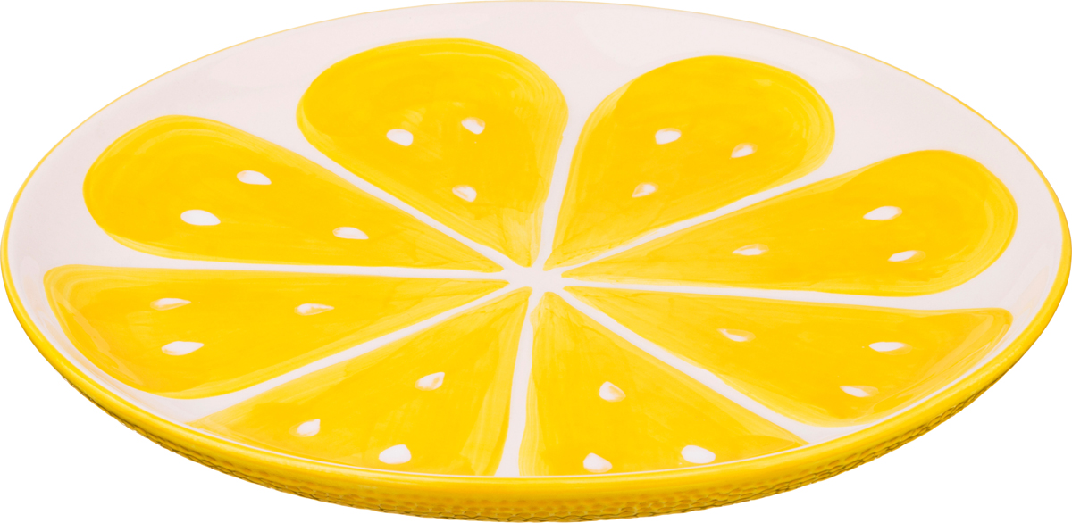 Тарелка Lemon m, 28 см, Керамика, Lefard, Китай