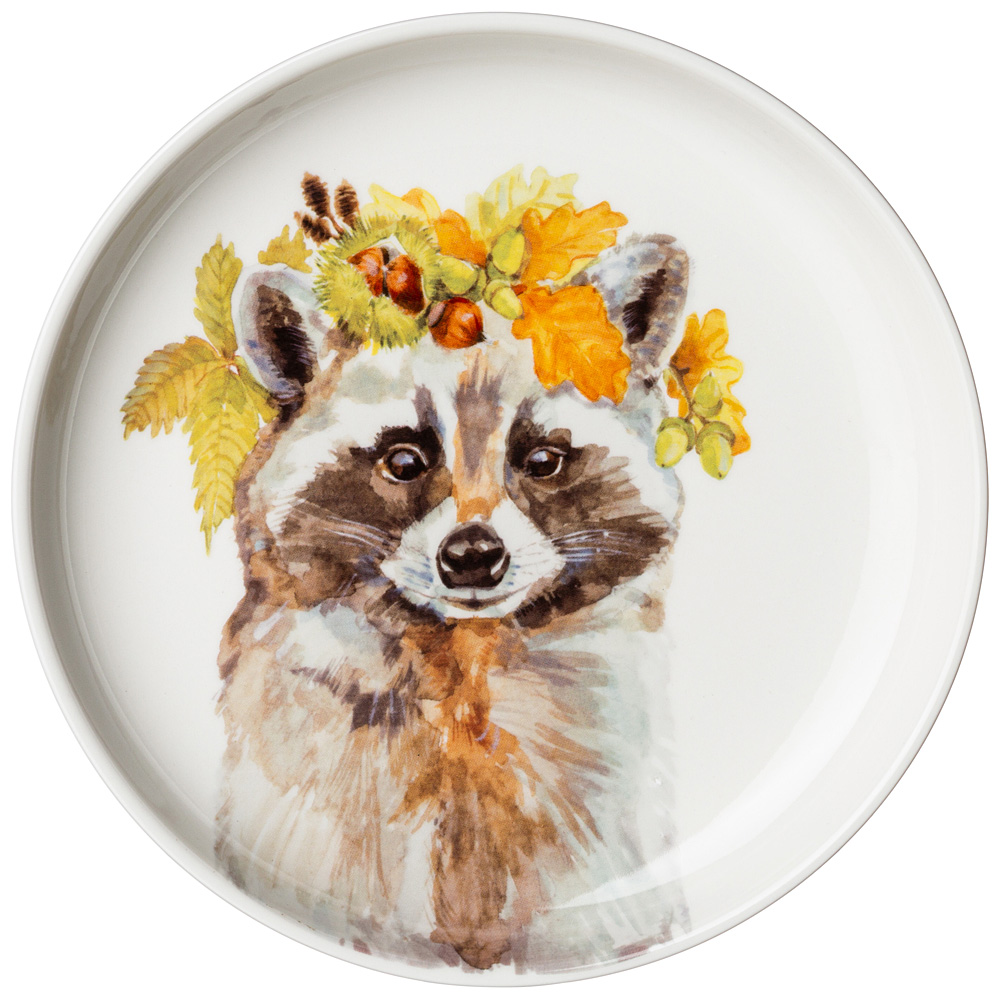 Тарелка десертная Forest fairytale Raccoon