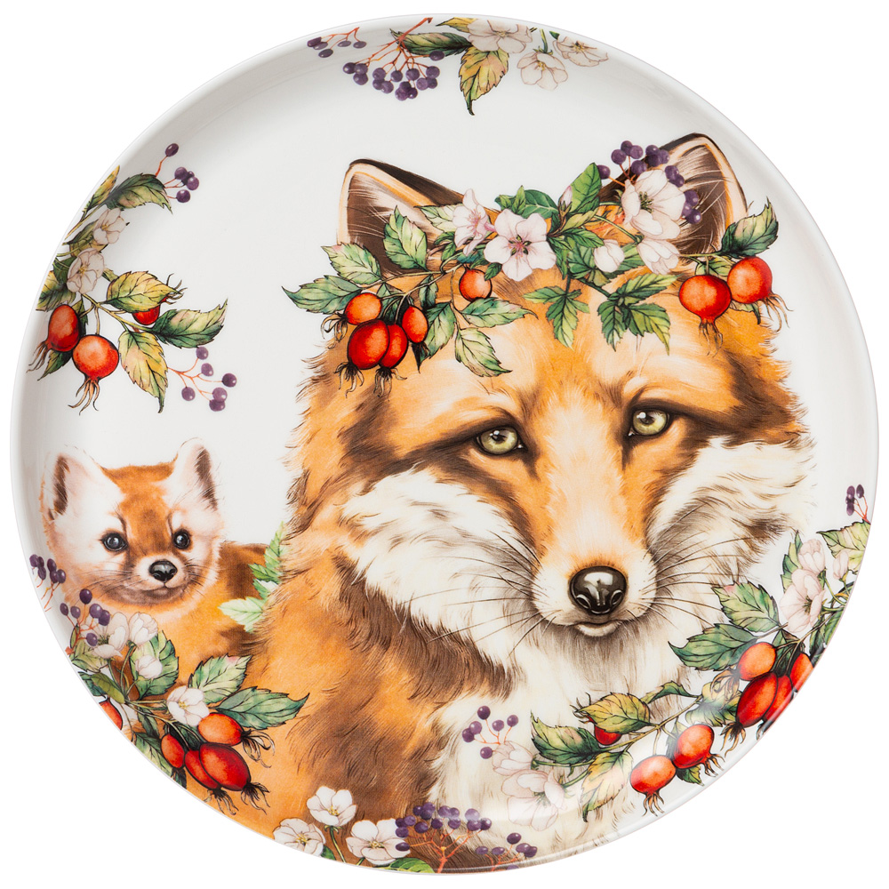 Тарелка обеденная Forest fairytale Fox