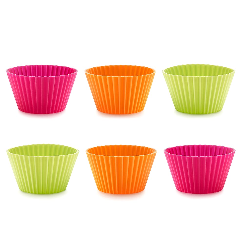 Форма силиконовая Lekue Muffin Cups (6 шт), 7 см, 4 см, 80 мл, Силикон, Lekue, Испания