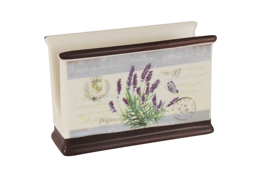 Салфетница Lavender, 12 см, Керамика, LF Ceramics, Китай, lavender
