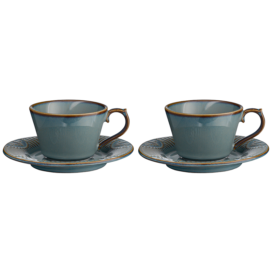 Кофейные пары Antique porcelain, 4 предм., 13 см, 6 см, 125 мл, Фарфор, Liberty Jones, Китай, Antique porcelain