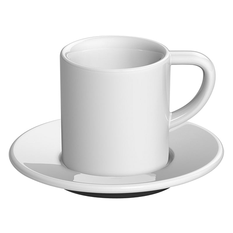 Кофейная пара Bond White Espresso, 6 см, 6,5 см, 80 мл, Фарфор, Loveramics, Гонконг, Bond
