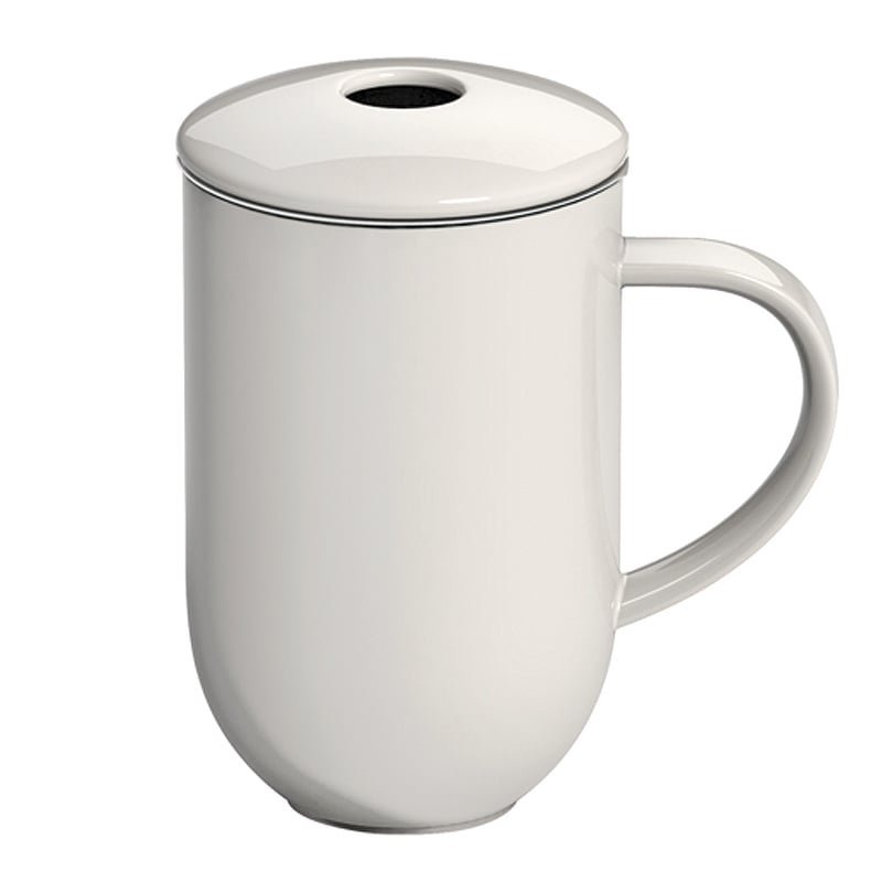 Кружка с ситечком Pro Tea White, 8,5 см, 13,5 см, 450 мл, Фарфор, Loveramics, Гонконг, Pro Tea