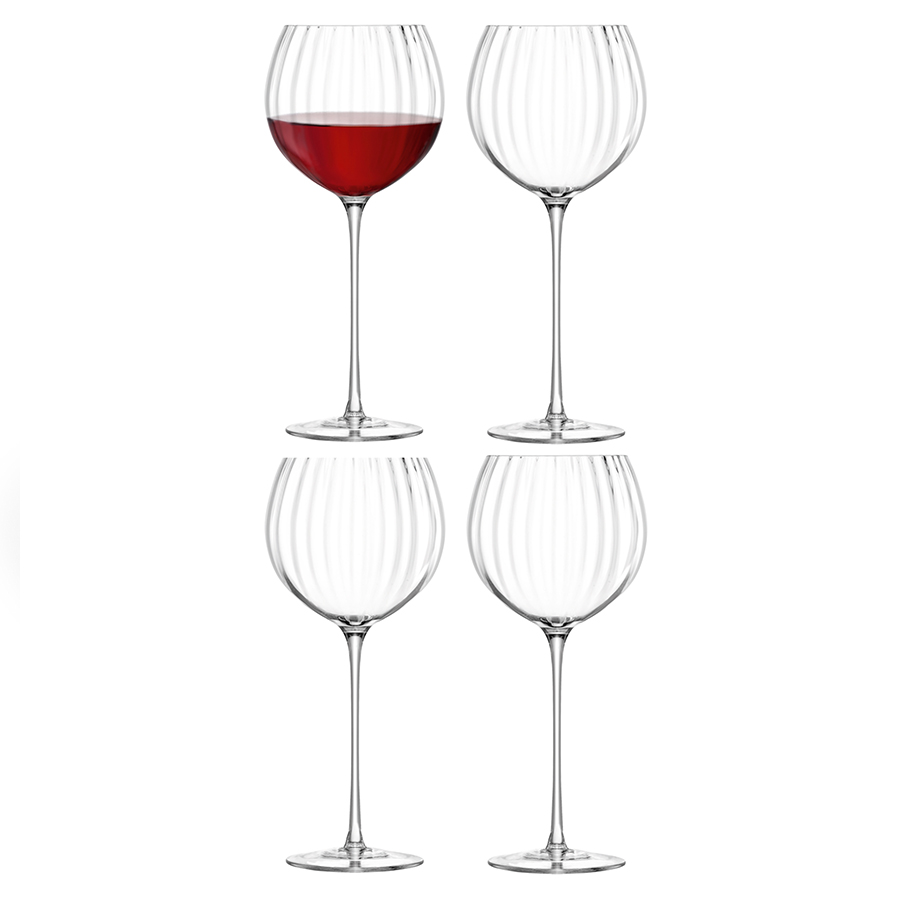 Набор бокалов для красного вина Aurelia 570, 4 предм., 570 мл, 25 см, Выдувное стекло, LSA International, Великобритания