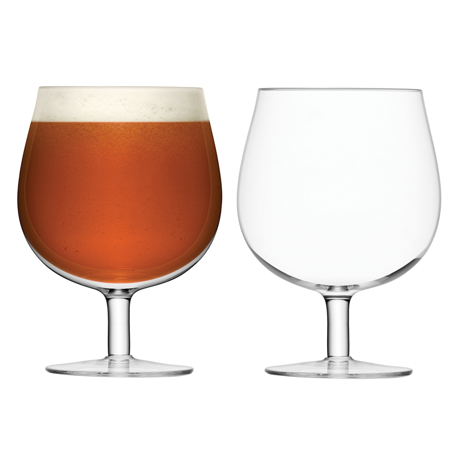 Набор бокалов для пива Bar, 2 шт., 550 мл, 15 см, Выдувное стекло, LSA International, Великобритания, Bar