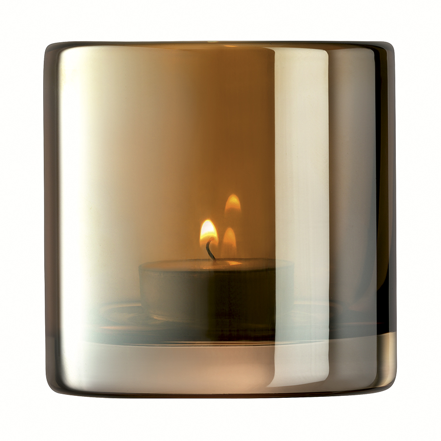 Подсвечник Signature Epoque Amber, 8,5 см, 8,5 см, Выдувное стекло, LSA International, Великобритания, Signature