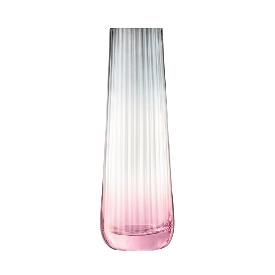 Ваза Dusk pink, 7 см, 20 см, Выдувное стекло, LSA International, Великобритания, Dusk glass