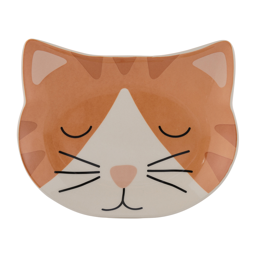 Миска для кошек Ginger Cat, 16х12 см, 2 см, Керамика, Mason Cash, Великобритания