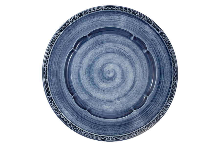 Тарелка обеденная Augusta ceramics blue, 27 см, Керамика, Matceramica, Португалия, Augusta ceramics