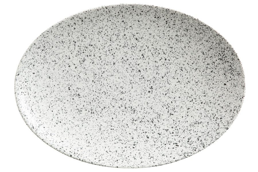 Блюдо овальное Caviar ash M, 30x22 см, Фарфор, Maxwell & Williams, Австралия, caviar