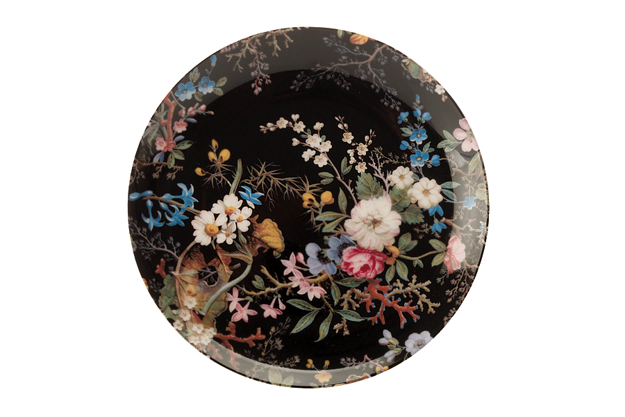 Десертная тарелка Midnight flowers, 20 см, Фарфор, Maxwell & Williams, Австралия, William Kilburn