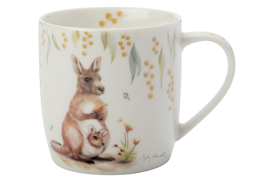  Sally Howell Animals Kangaroo with baby, 9 , 9 , 340 , , Maxwell & Williams, , 1 